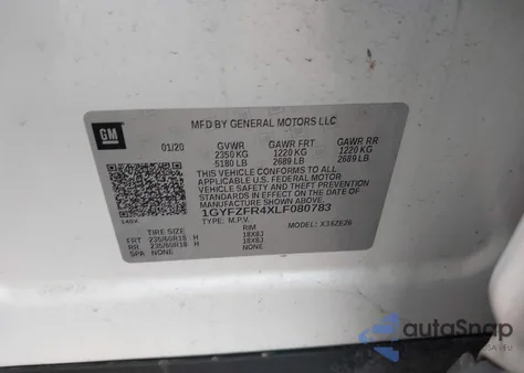 2020 Cadillac Xt4 Awd Sport from USA, damaged, VIN 1GYFZFR4XLF080783